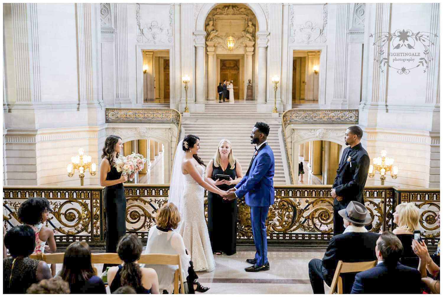 san-francisco-city-hall-marriage - Nightingale Photography - San Francisco Wedding Photographer