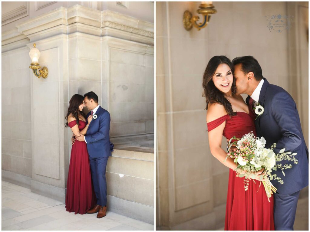 Unique photos from City Hall weddings San Francisco