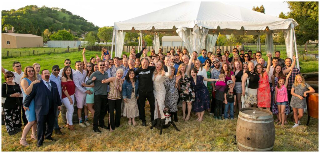 great small wedding idea include a photo of all the guests
