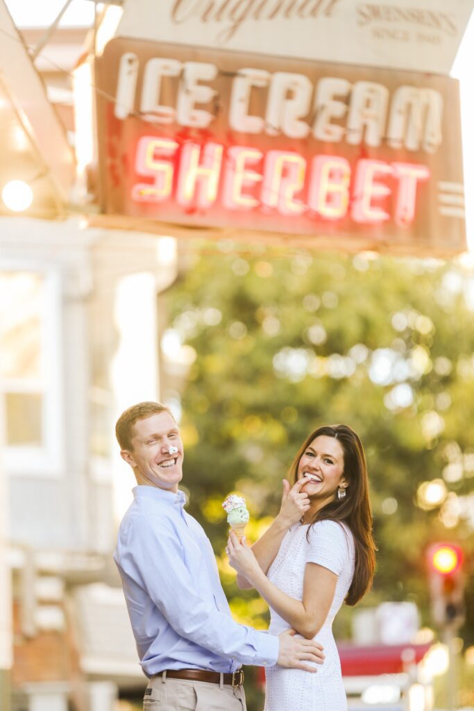 fun photos in san francisco couples by Nightingale Photography
